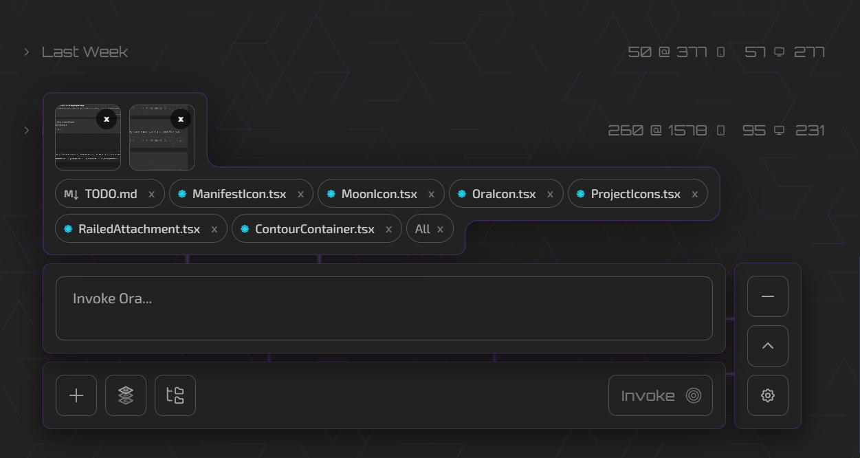 Contour Container Example