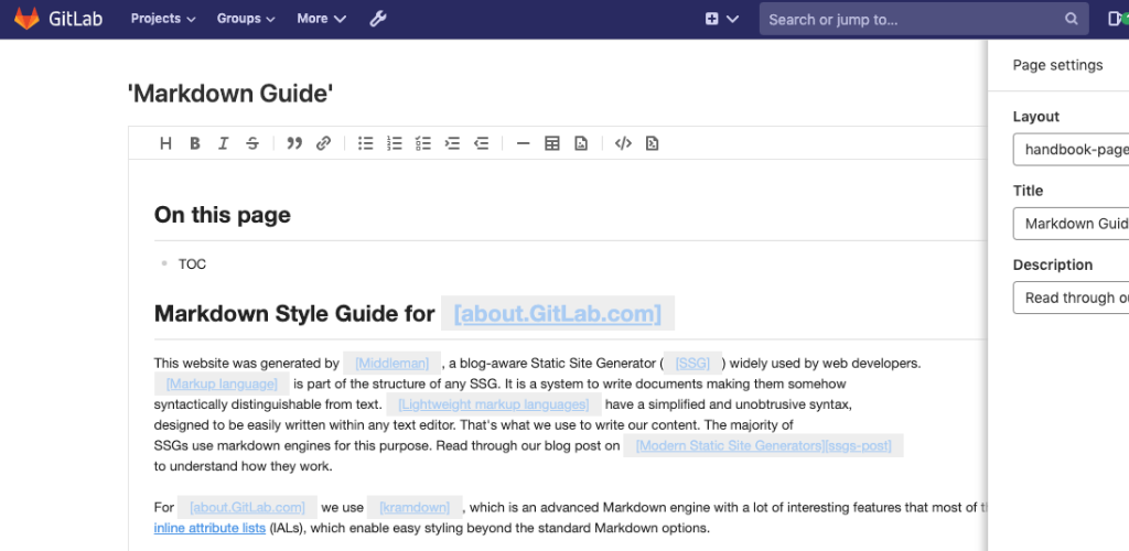 GitLab - Static Site Editor